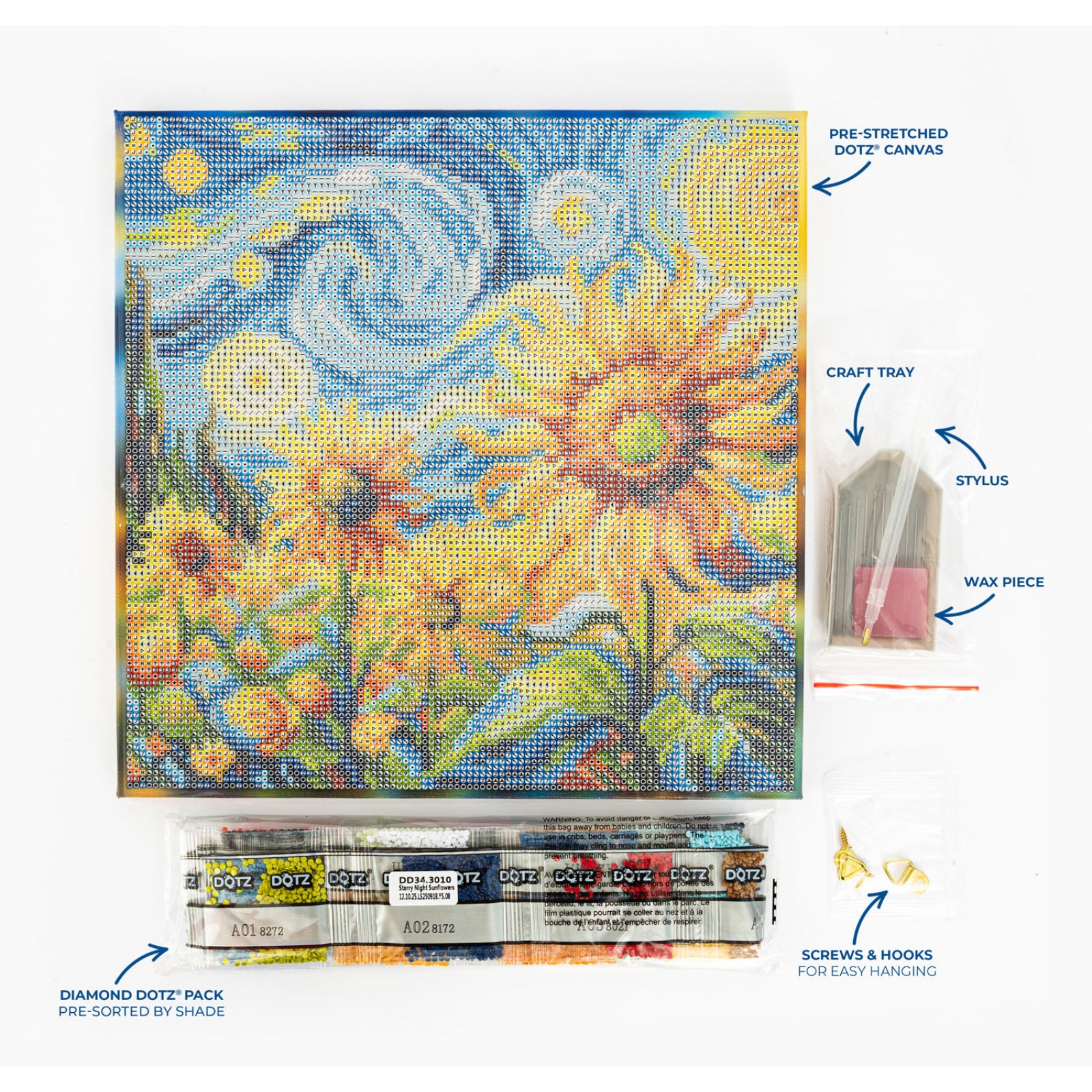 Starry Night Sunflowers