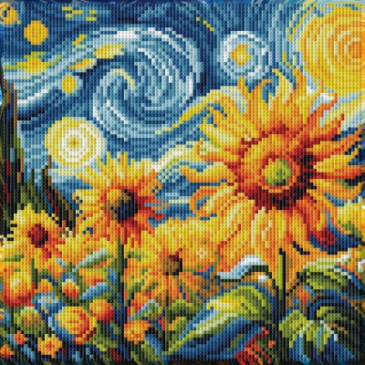 Starry Night Sunflowers