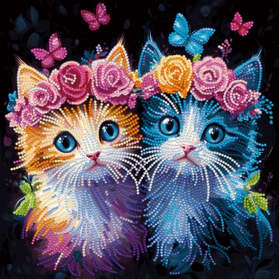 Floral Crown Kittens