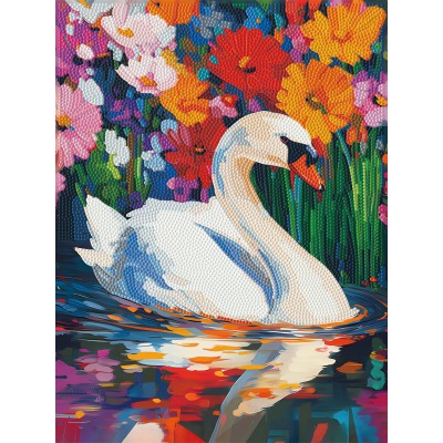 Floral Swan Lake