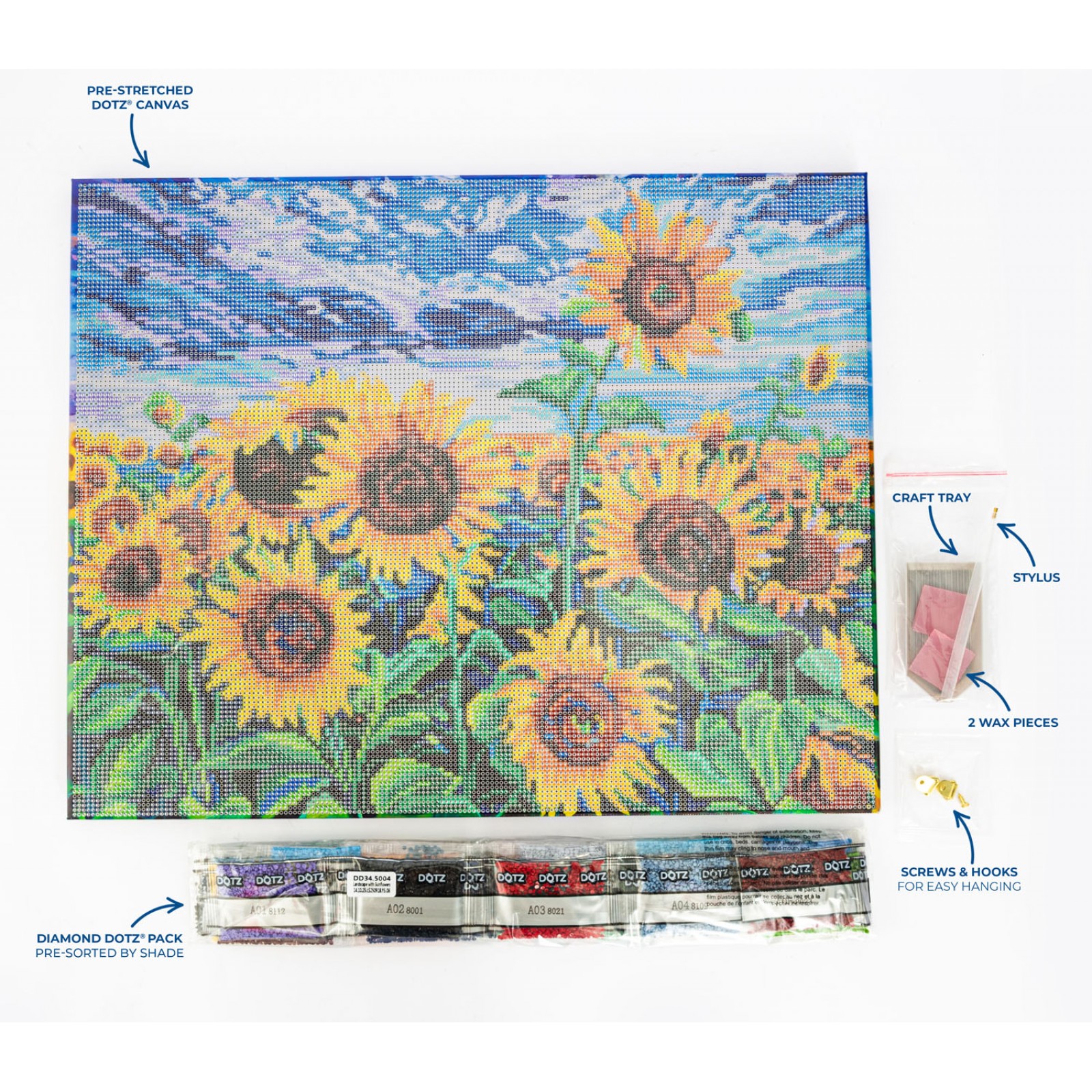 Landscape with Sunflowers