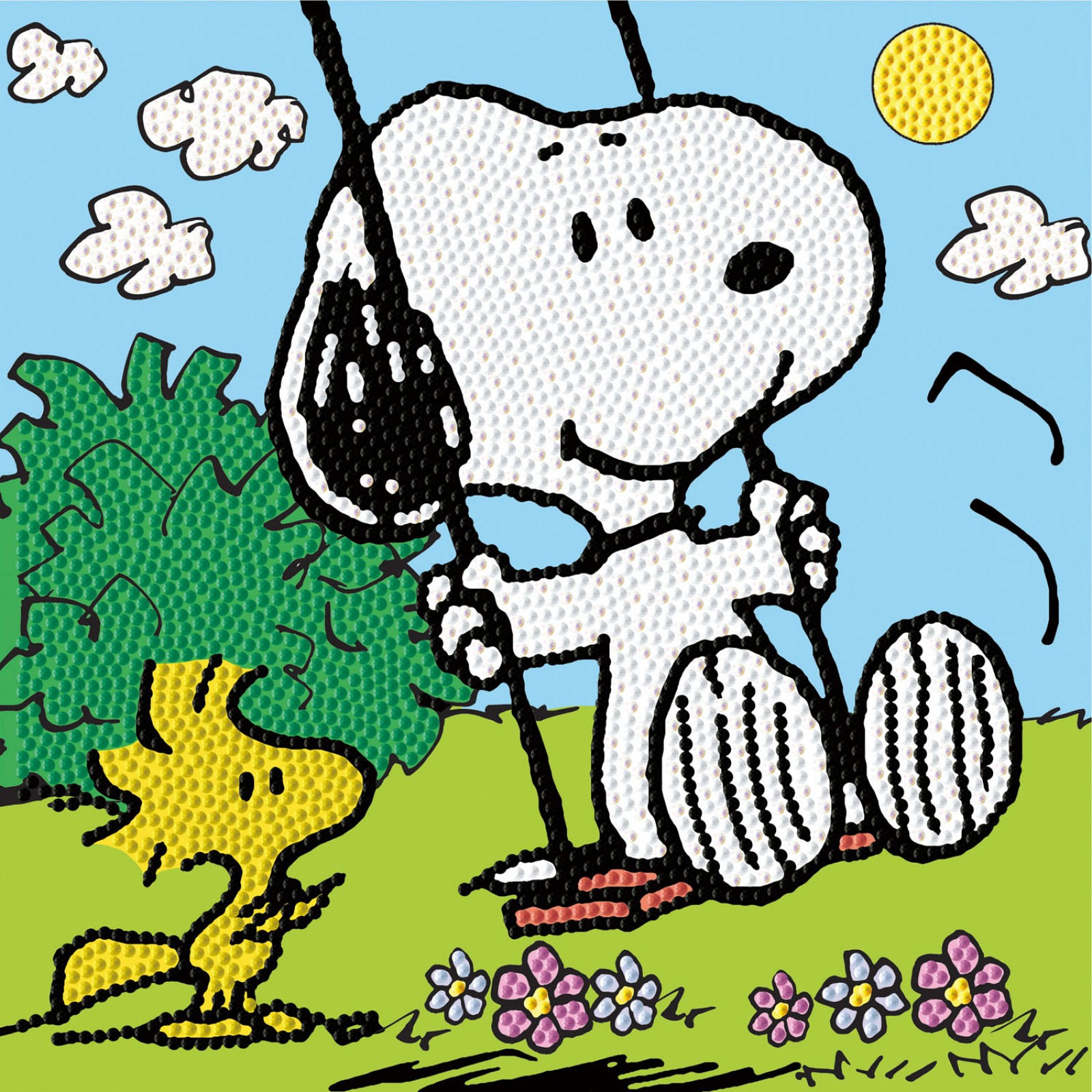 Snoopy on the Swing