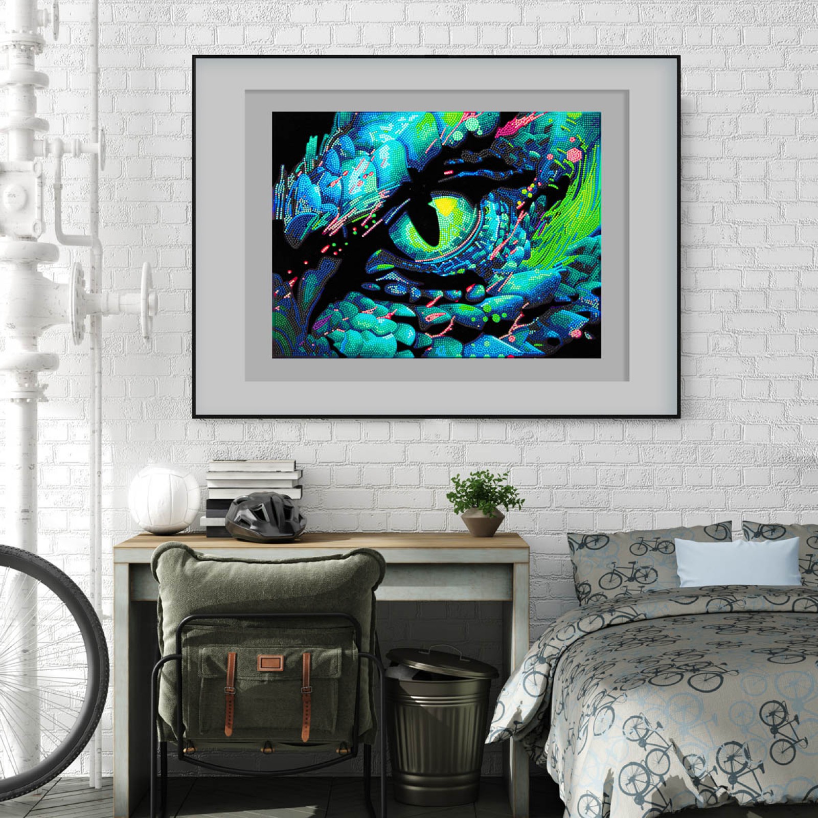 Neon Dragon Eye
