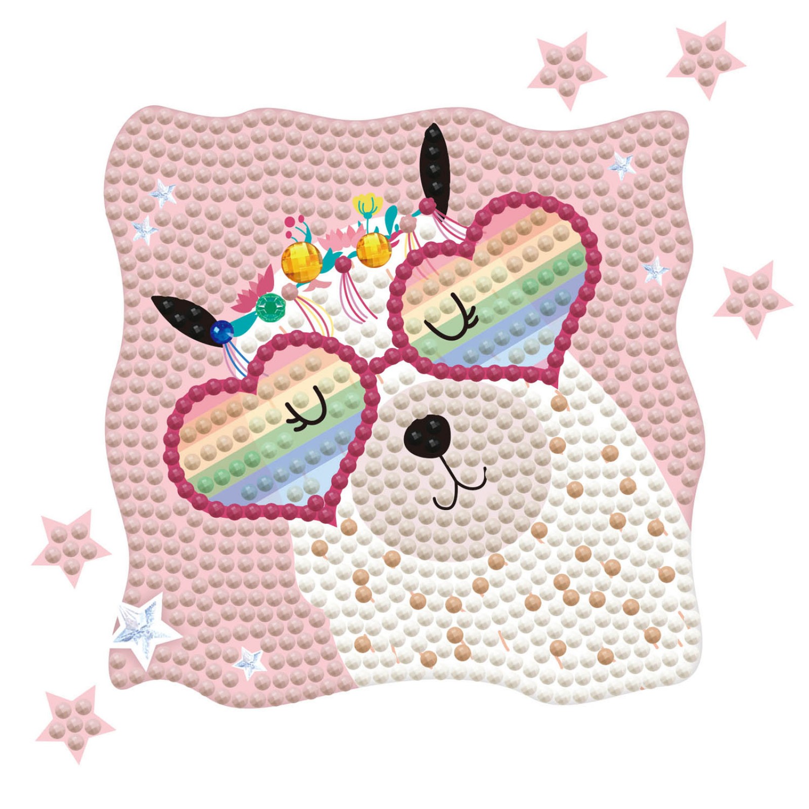Llama Rainbow Cameo