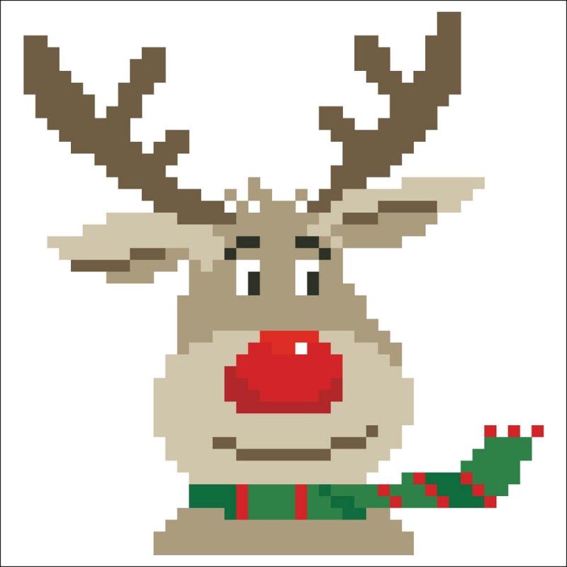 Christmas Reindeer Pillow