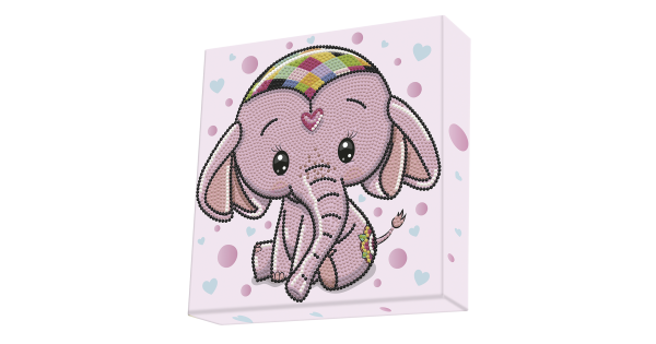 DIAMOND DOTZ Diamond Painting Set – Ariel Der Baby Drache, 22x22 Cm, 1635 Steine