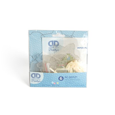 Bulk Pack Freestyle Plain Hanging Decoration/Keyring - Pack Of 6