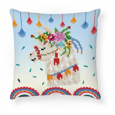 Llama Party Mini Pillow