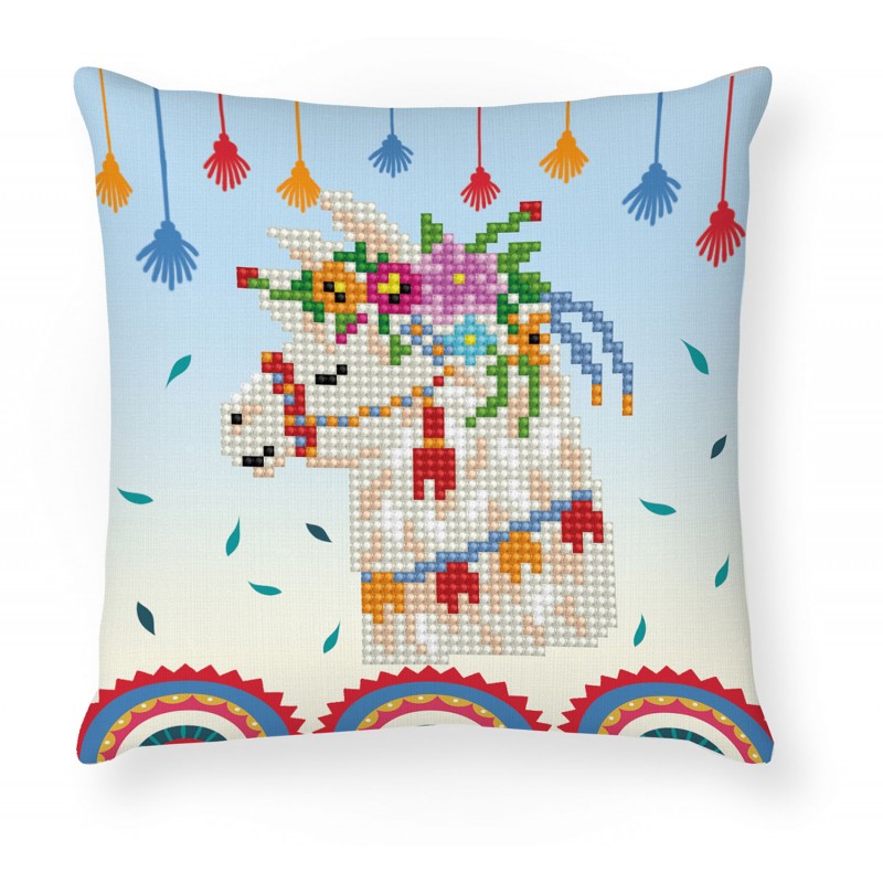 Llama Party Mini Pillow