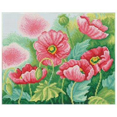Watercolour Poppies - Pre-Framed Kit