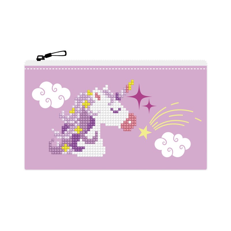 Pink Unicorn Zipper Pouch