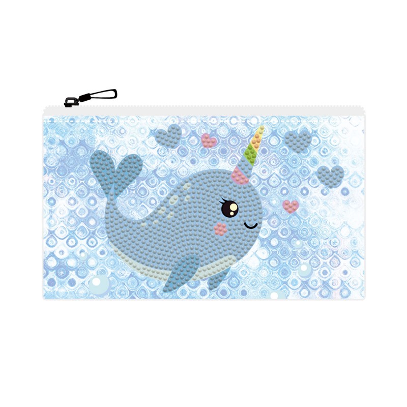 Narwhal Love Zipper Pouch