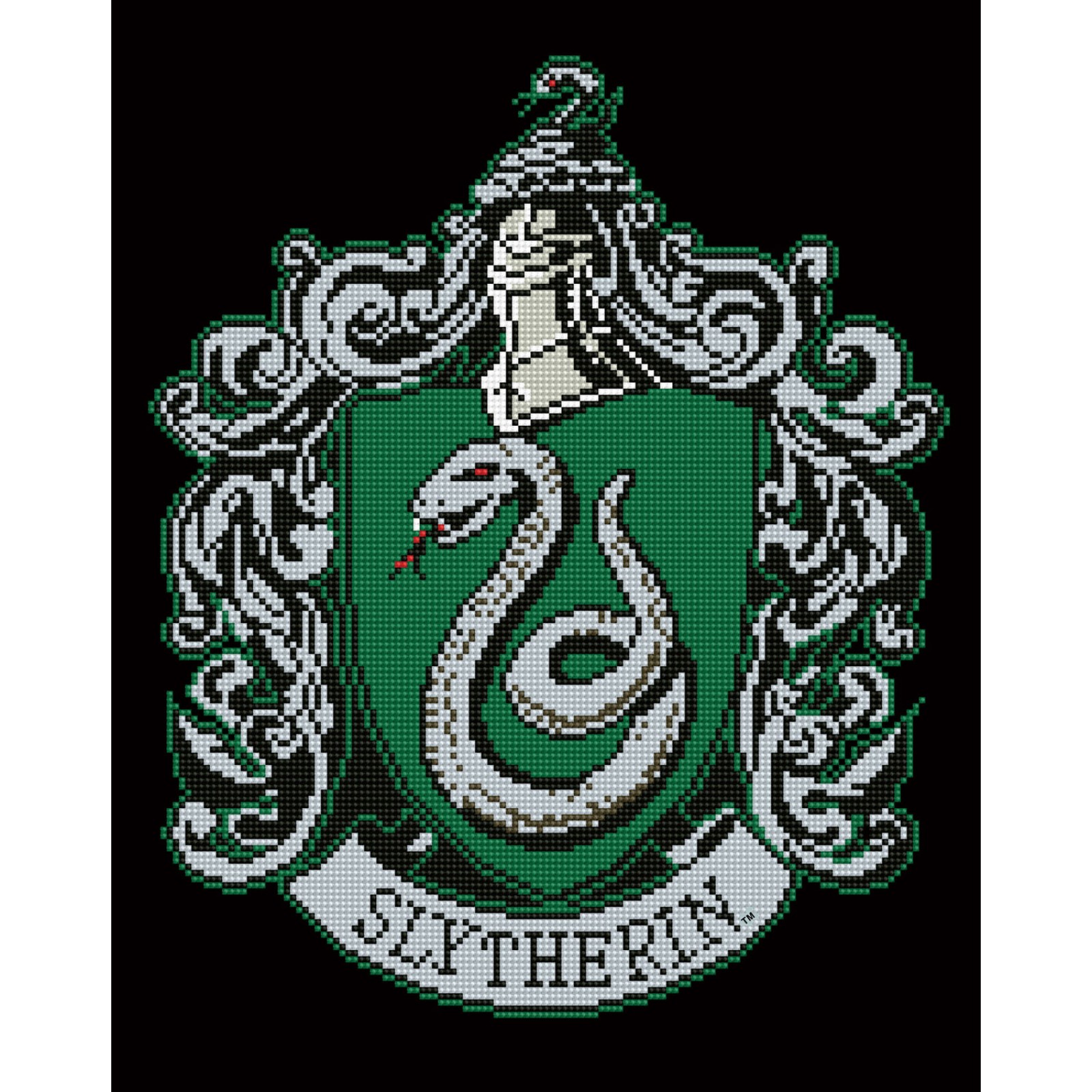 Slytherin Crest Diamond Painting Kit