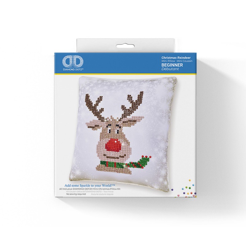 Christmas Reindeer Pillow