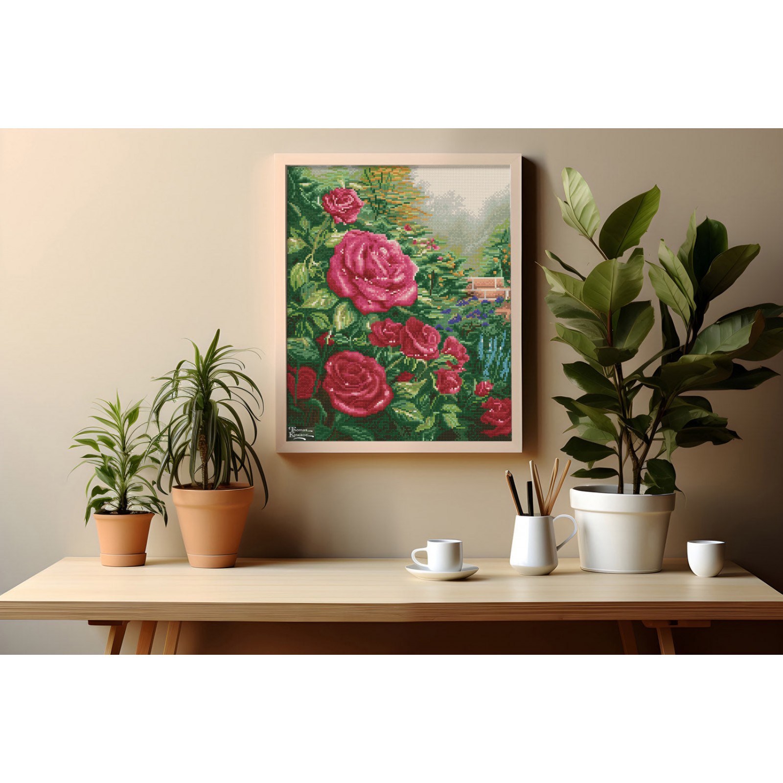 Diamond Dotz A Perfect Red Rose - 16.4 in x 20.3