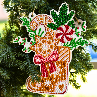 Gingerbread Stocking Wall Hanging