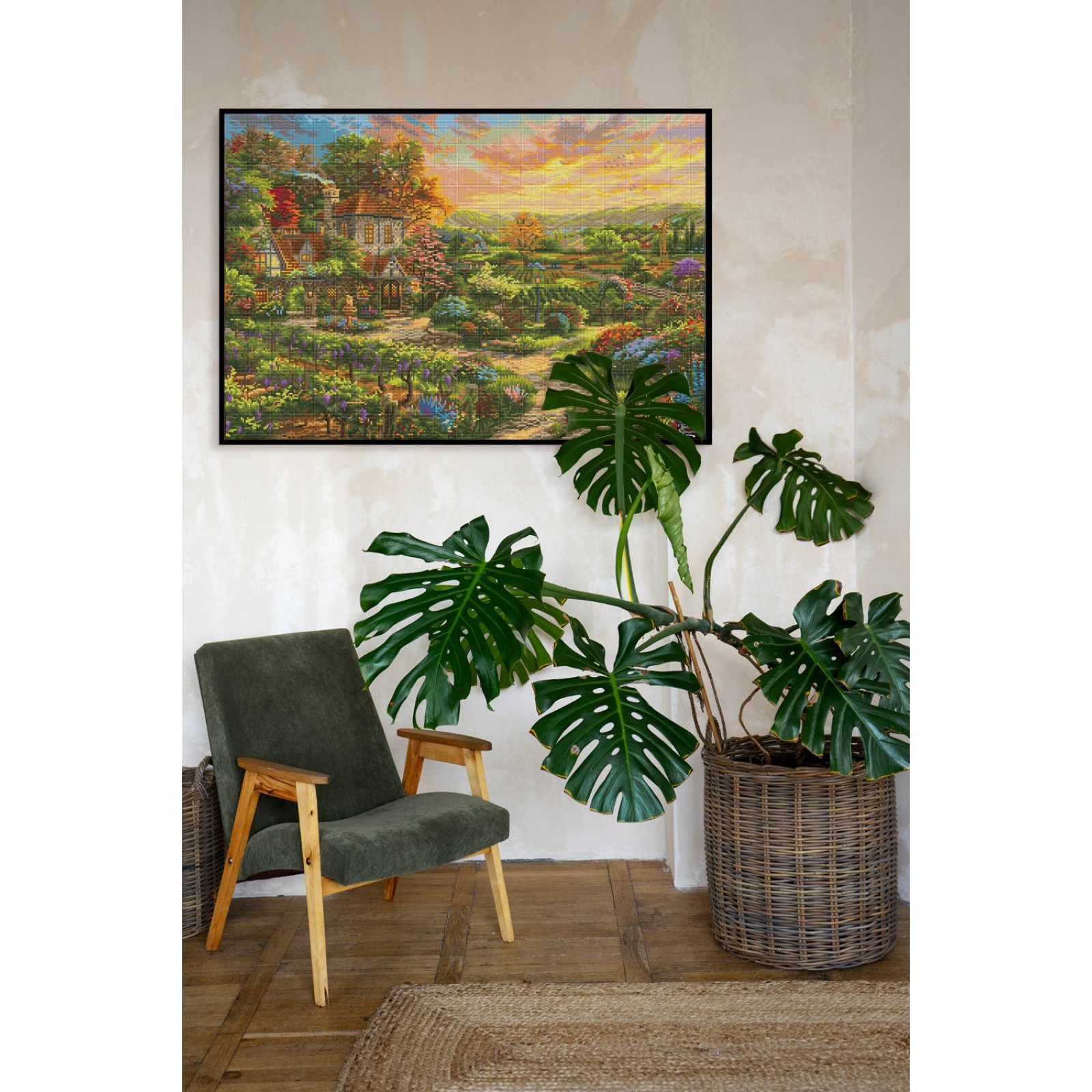 Diamond Dotz Wine Country Living - 35.4" x 24.0"