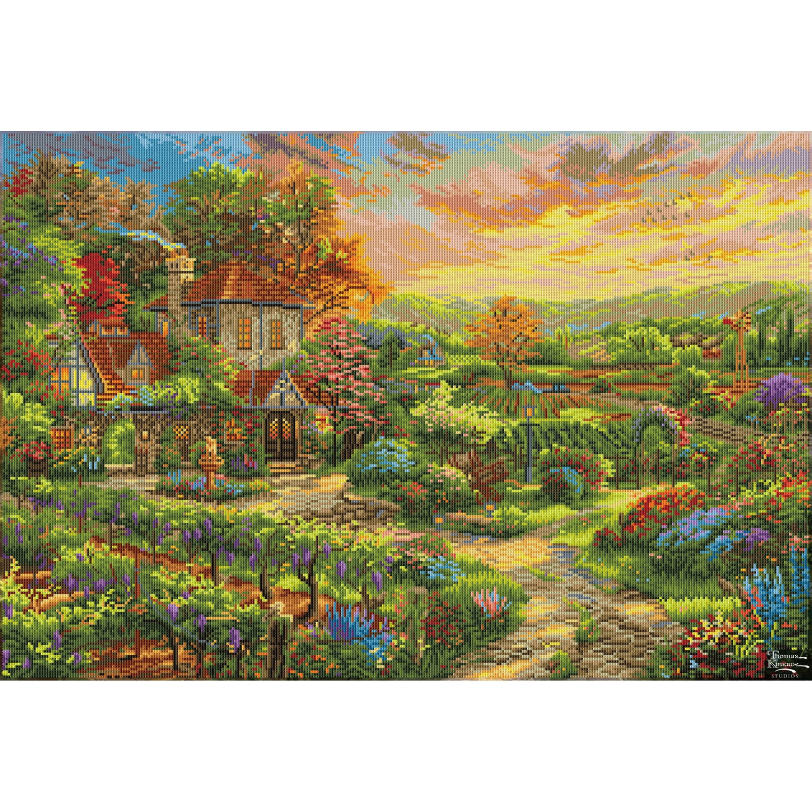Diamond Dotz Wine Country Living - 35.4" x 24.0"