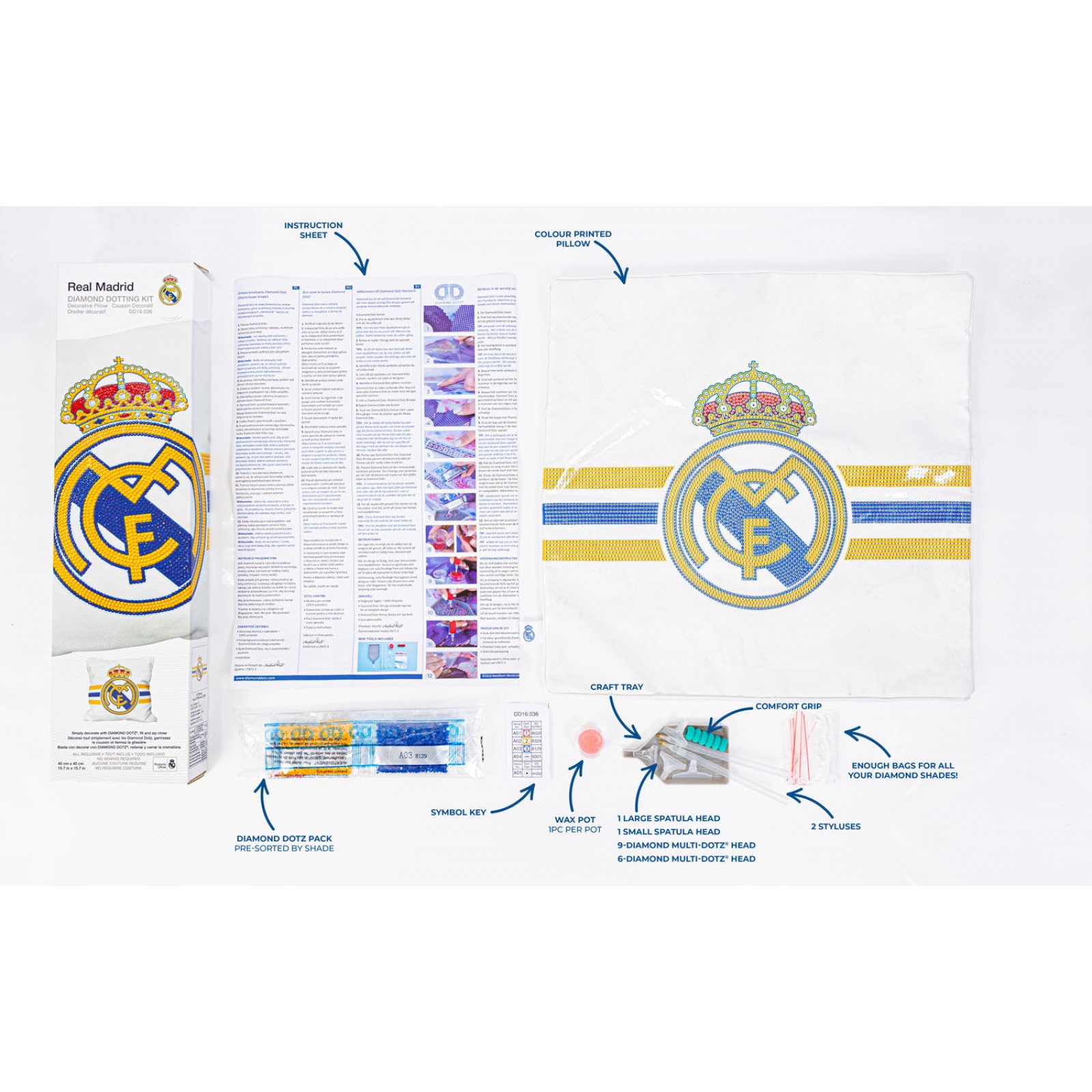 Real Madrid Decorative Pillow