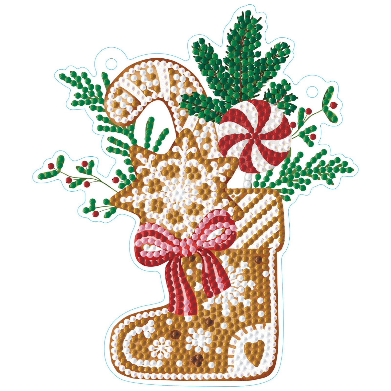 Gingerbread Stocking Wall Hanging