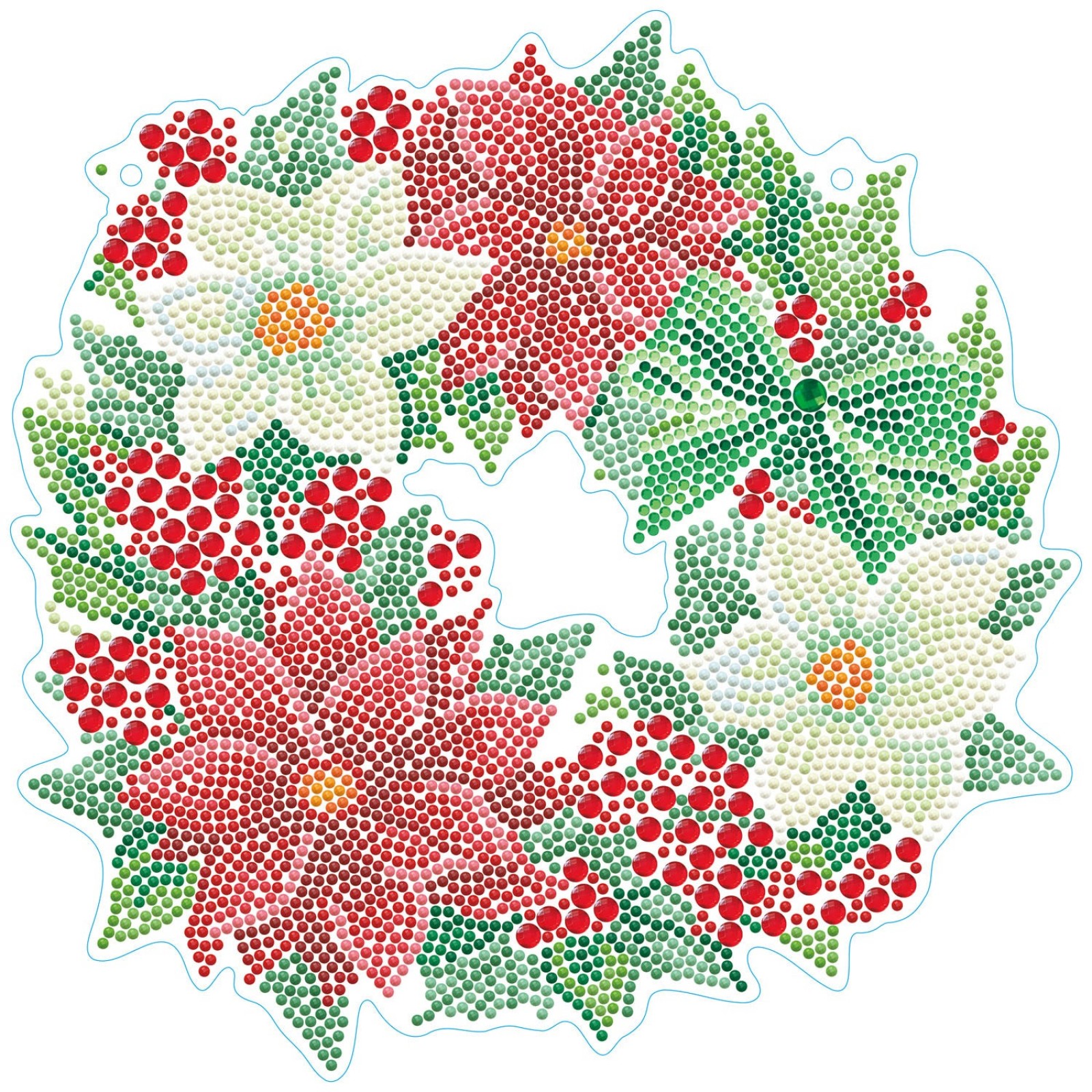 Christmas Wreath Wall Plaque
