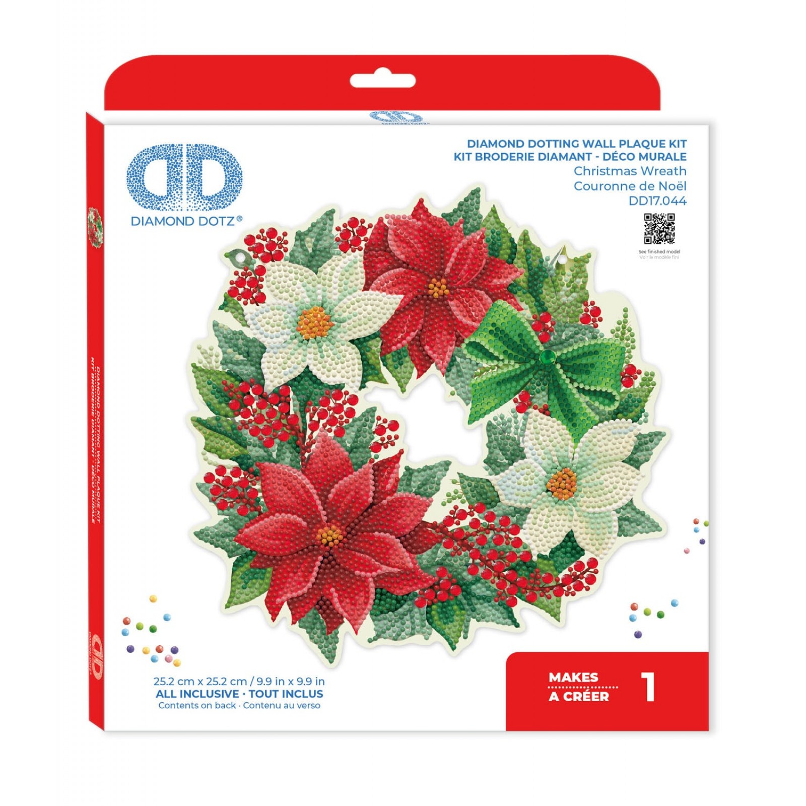 Christmas Wreath Wall Plaque