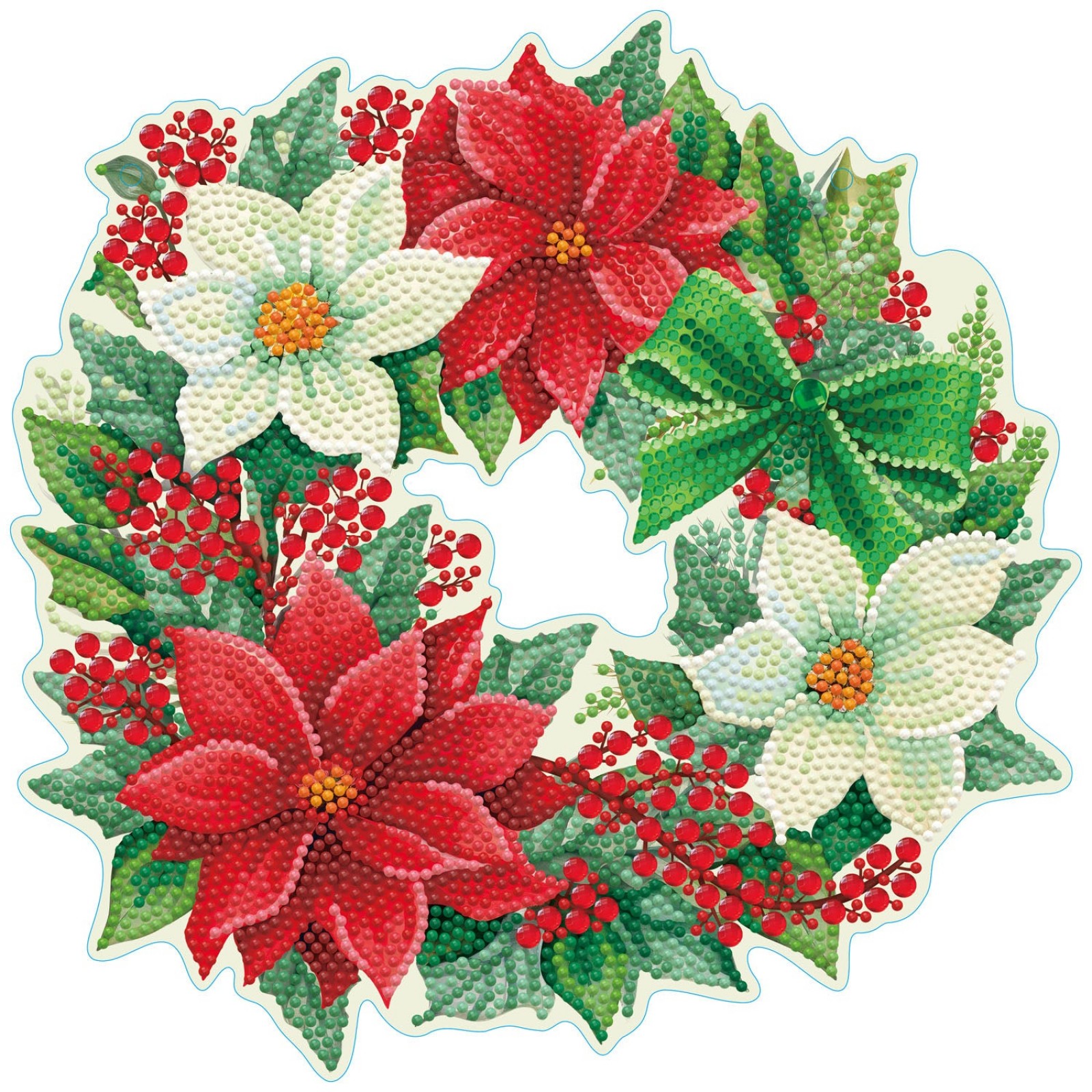 Christmas Wreath Wall Plaque