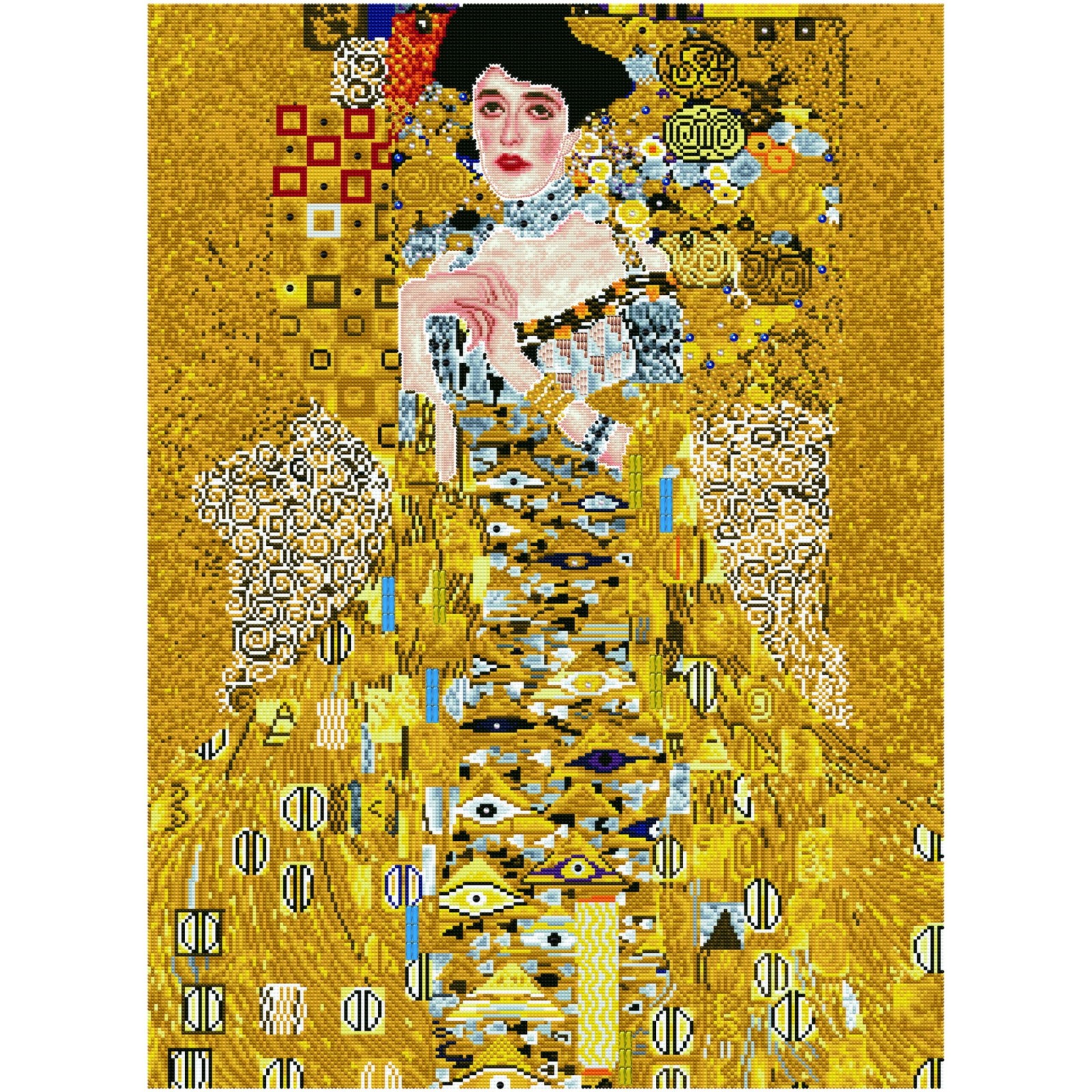 Woman in Gold (apres Klimt)