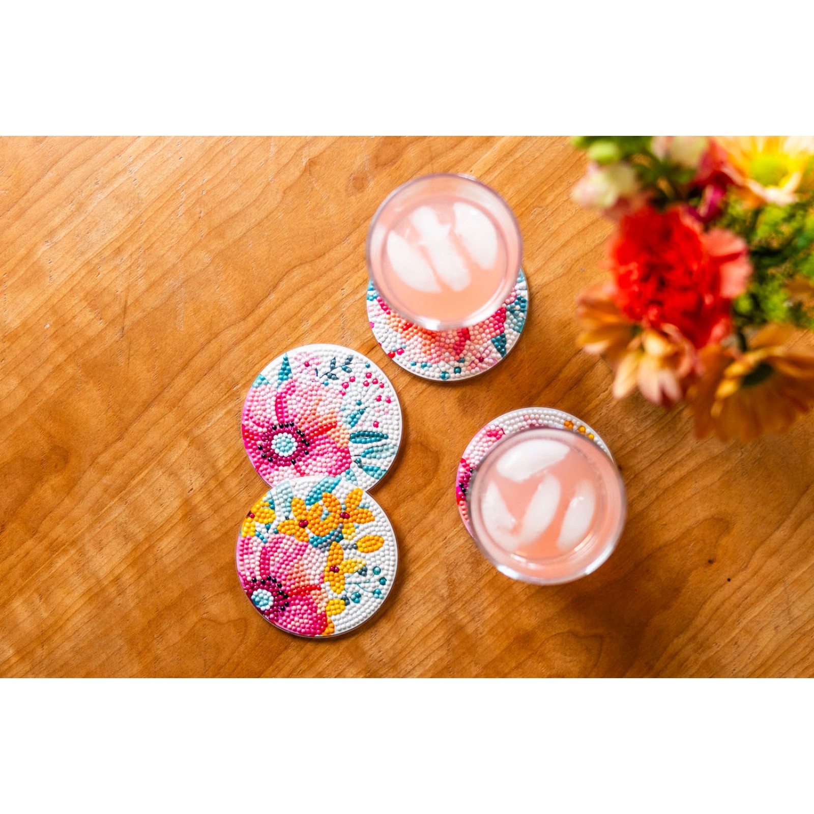 Modern Florals Coasters