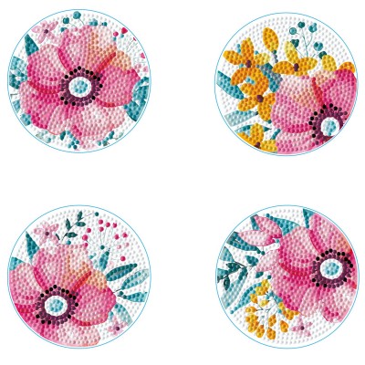 Modern Florals Coasters