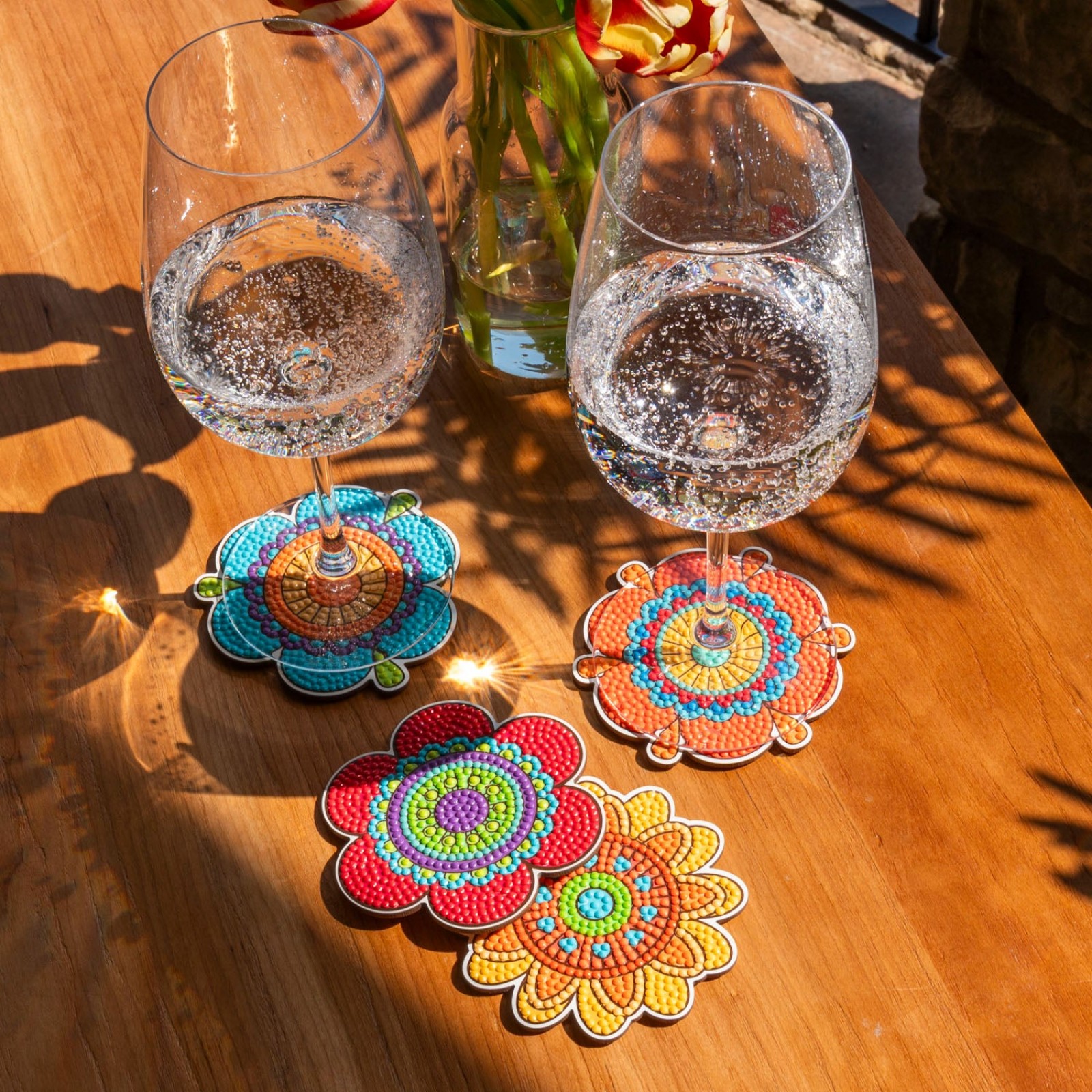 Hippy Brights Coasters