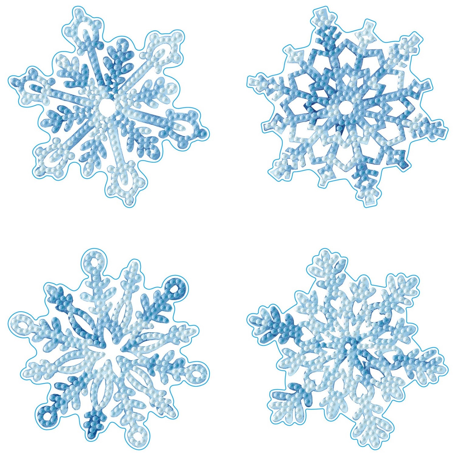 Snowflakes Coasters