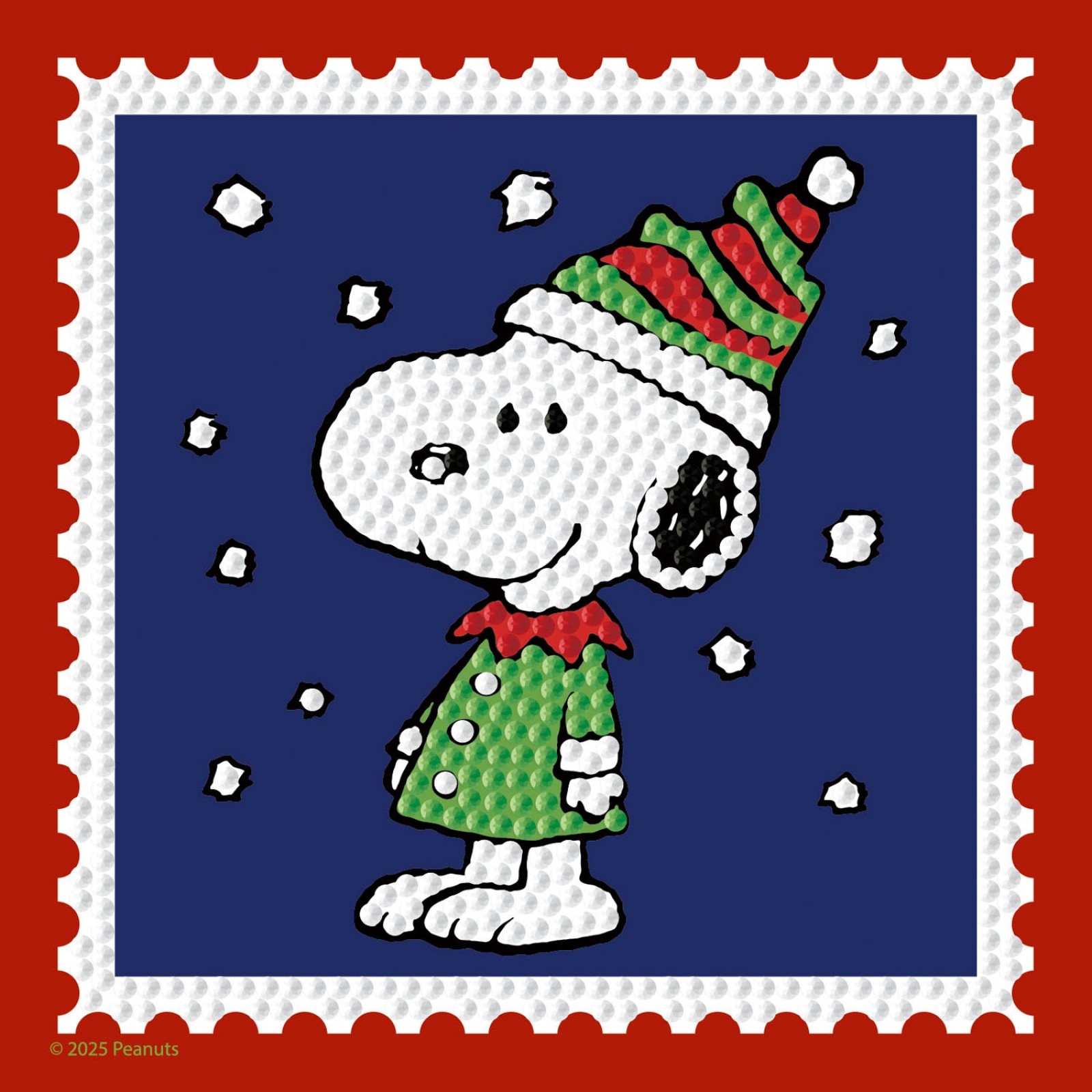 DOTZIES Snoopy Christmas