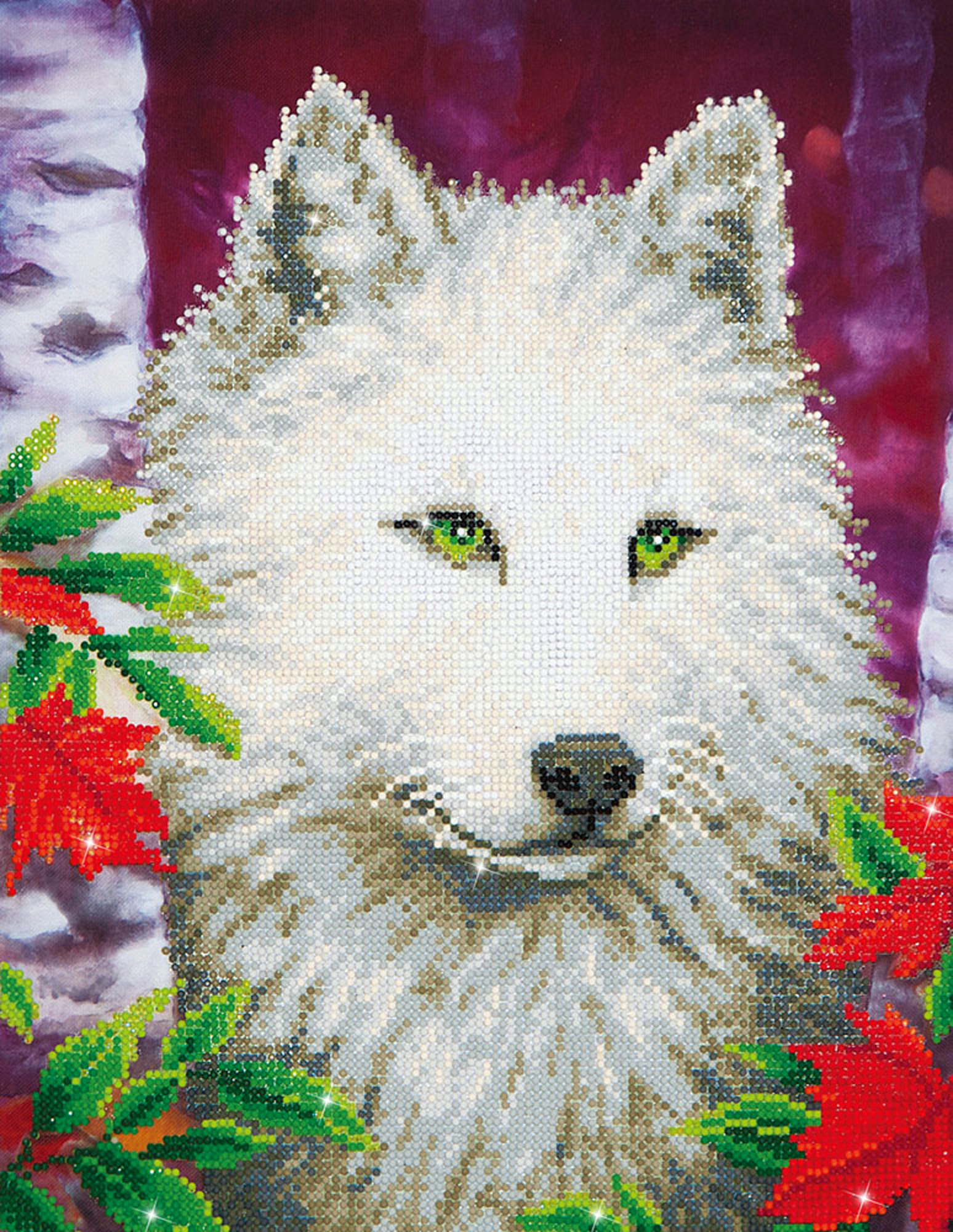 White Wolf - Diamond Art Kit - DD7.007 - Diamond Dotz®