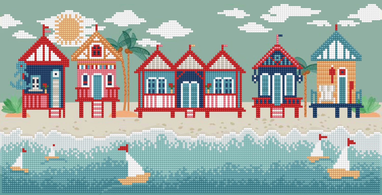Seaside Days - Diamond Art Kit - DD7.051 - Diamond Dotz®