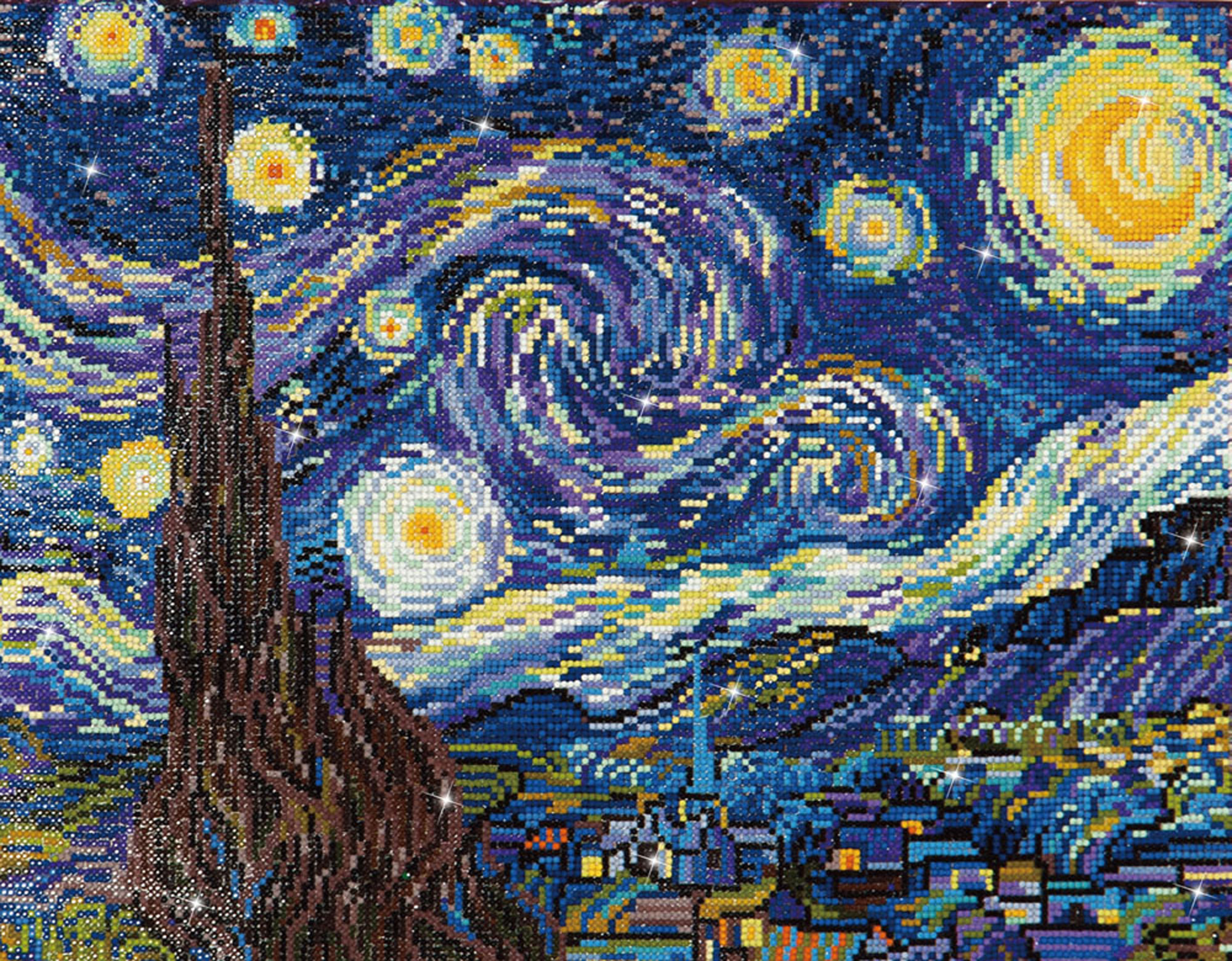Starry Night (Van Gogh) - Diamond Art Kit - DD9.001 - Diamond Dotz®